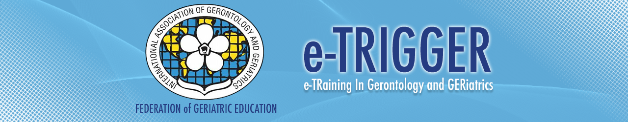 e-TRIGGER e-TRaining In Gerontology and Geriatrics